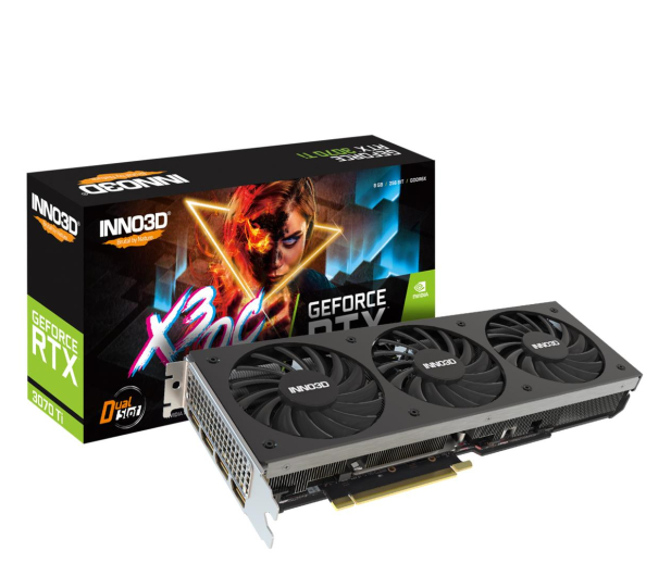 INNO3D GeForce RTX 3070 Ti X3 OC 8GB GDDR6X - 658888 - zdjęcie